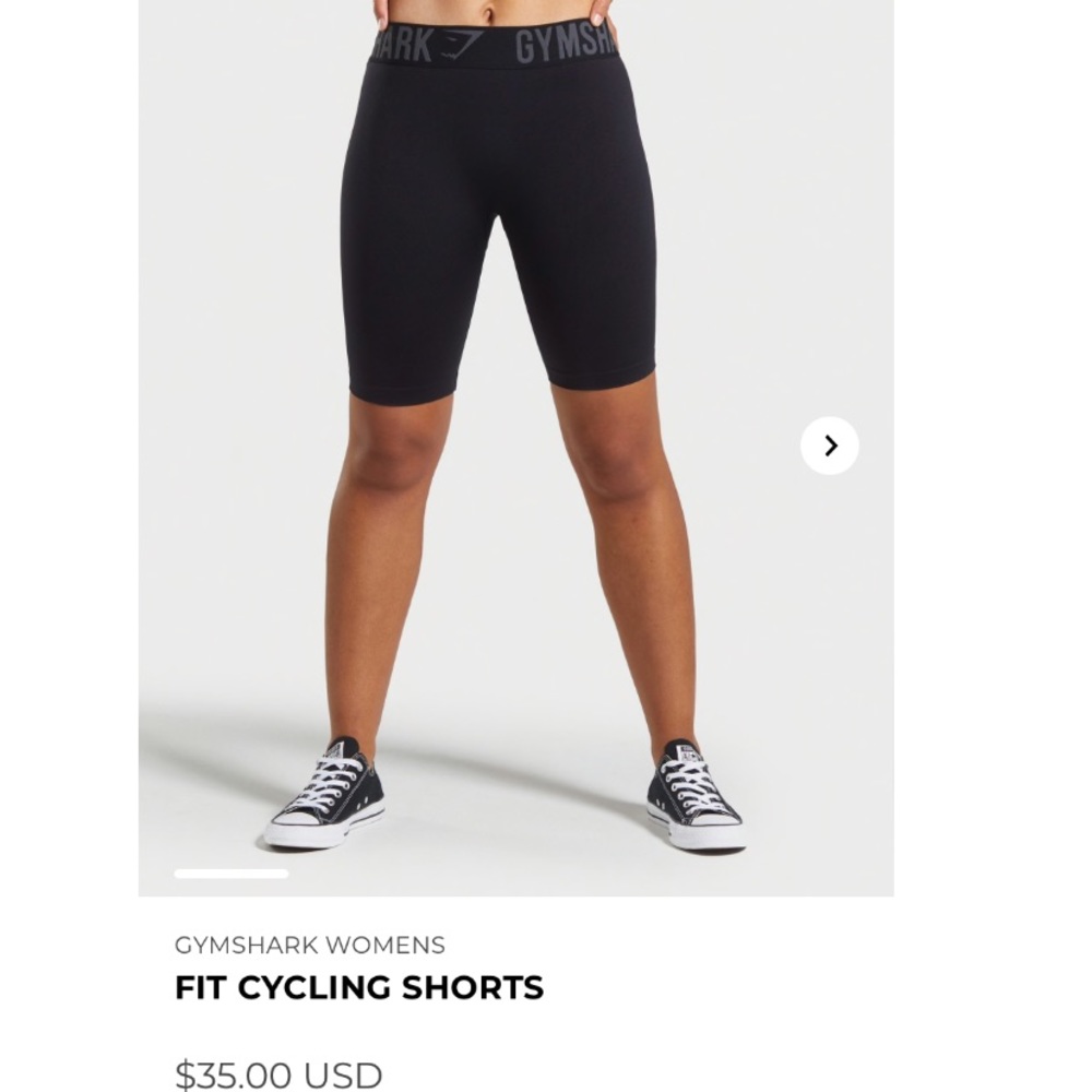 Gymshark Fit Cycling Shorts - Black